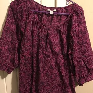 3/4 length blouse